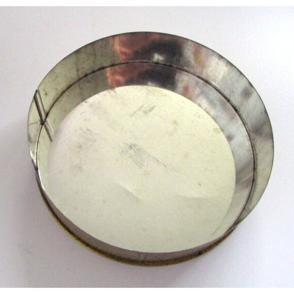 VTG E.Otto Schmidt Nurnberg Round Biscuit Tin Lebkuchen Und Honig Germany -Empty - Picture 12 of 13